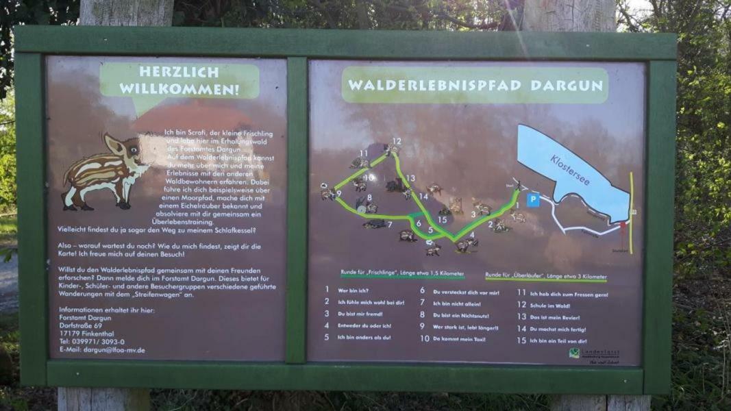 Ferienhaus Paul Am Klostersee, Urlaub Mit Hund Dargun Екстер'єр фото